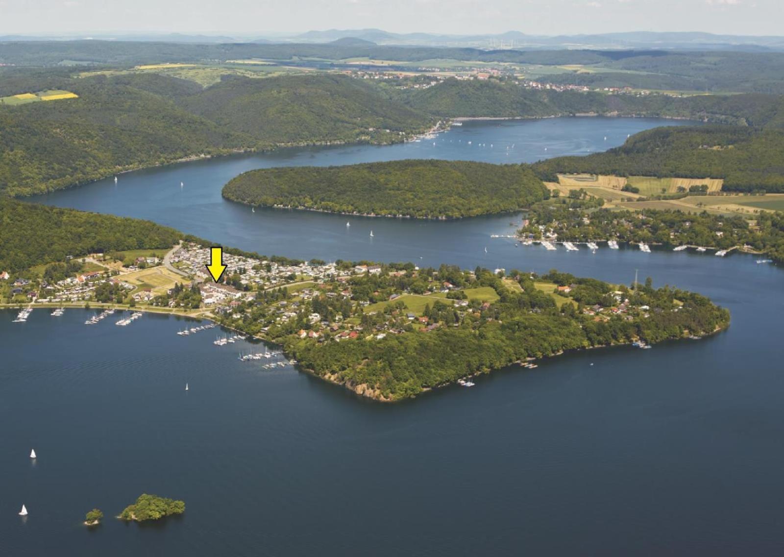 Kleine SeePause am Edersee Scheid  Exterior foto