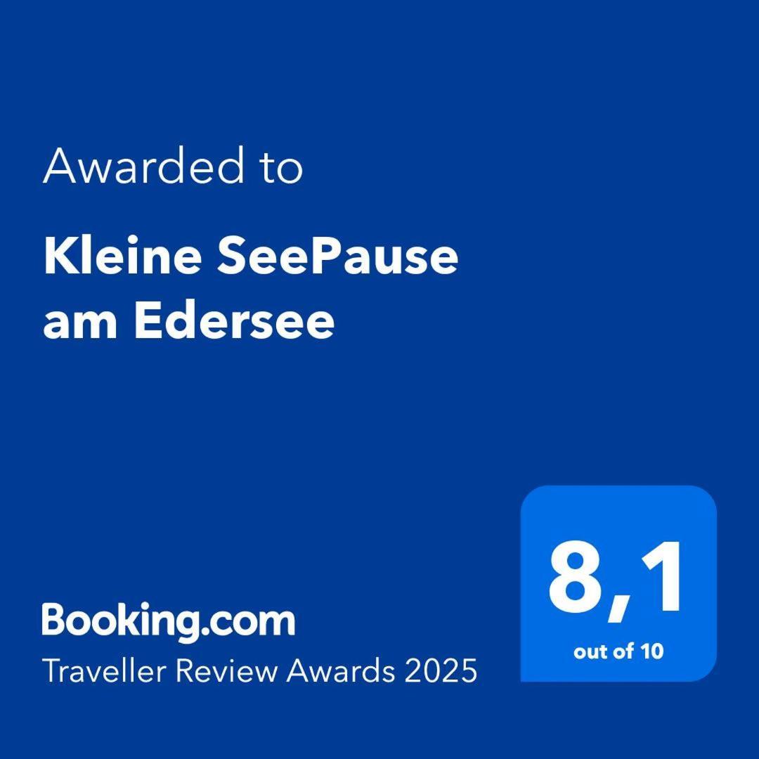 Kleine SeePause am Edersee Scheid  Exterior foto
